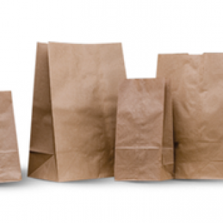 brown sos paper bags